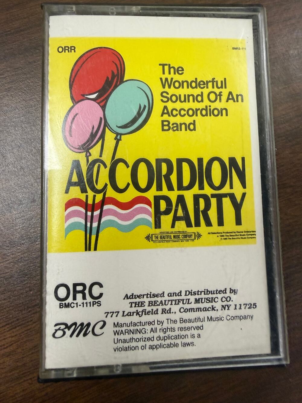Accordion Party Cassette Tape Polka Oktoberfest Folk Dance Beer Hall Vintage